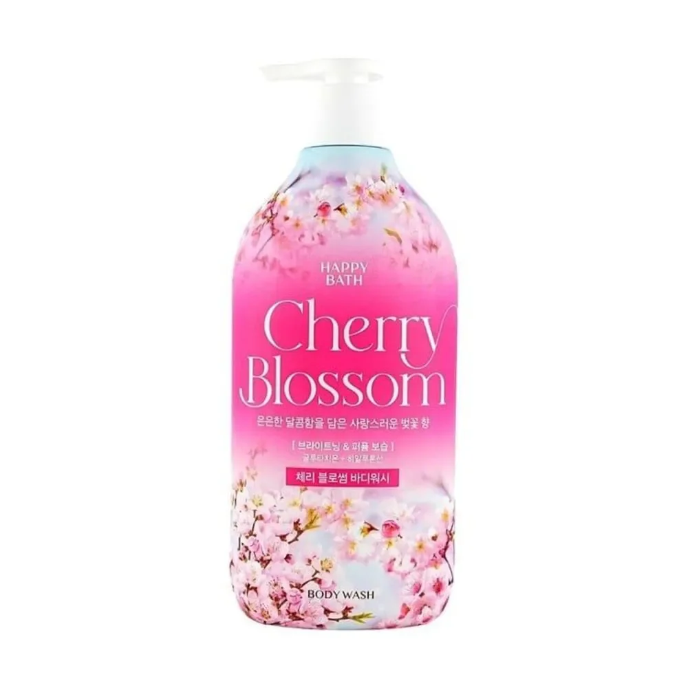 HAPPY BATH Cherry Blossom Perfumed Body Wash 31.75 oz Pump Bottle